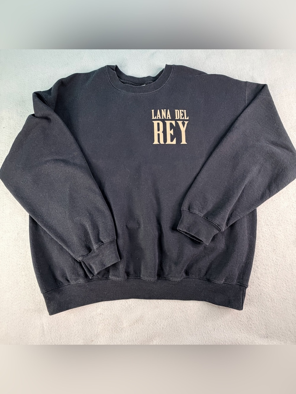 Lana Del Rey Ultraviolence Album Black Graphic Album Merch Sweatshirt Size XL